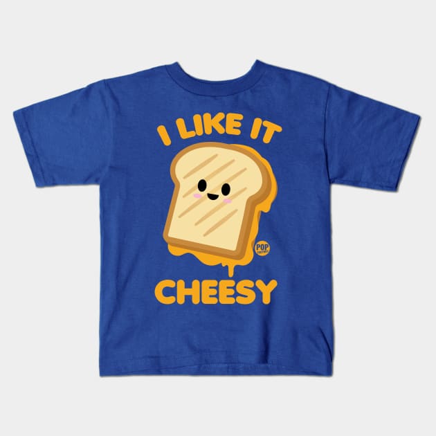 CHEESY Kids T-Shirt by toddgoldmanart